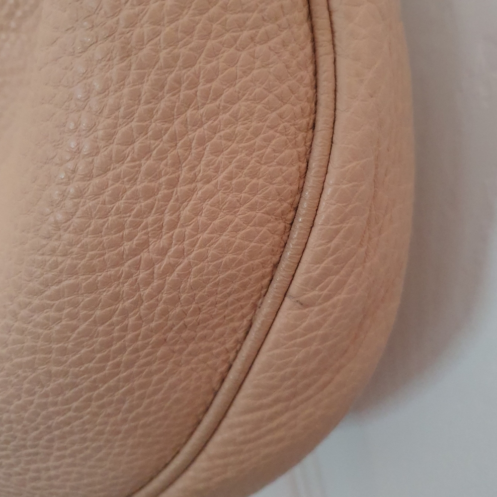 Versace Vintage Beige calfskin grained leather shoulder bag - Picture 5 of 7